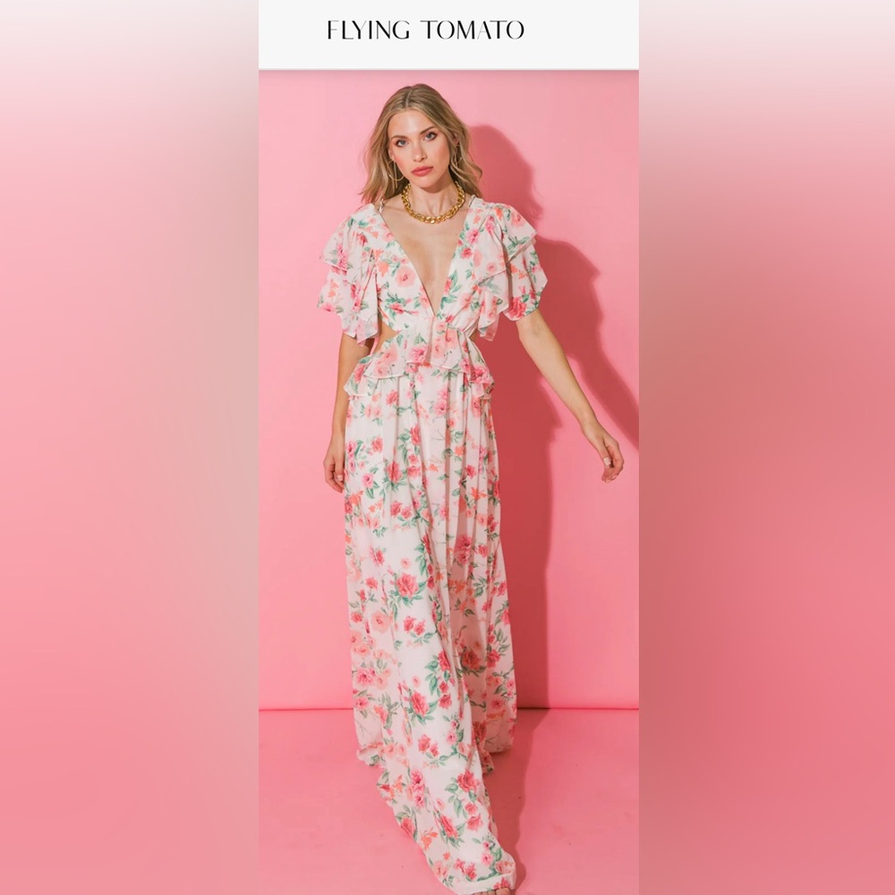Flying Tomato Floral Maxi Dress